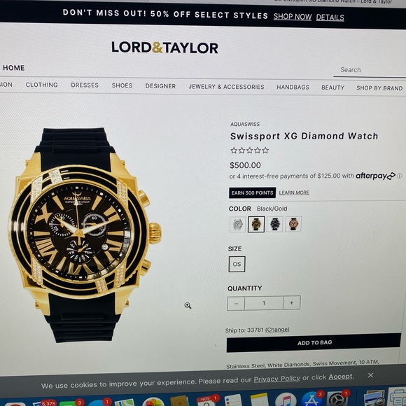 NEW SWISSPORT XG DIAMOND WATCH - Picture 5 of 6